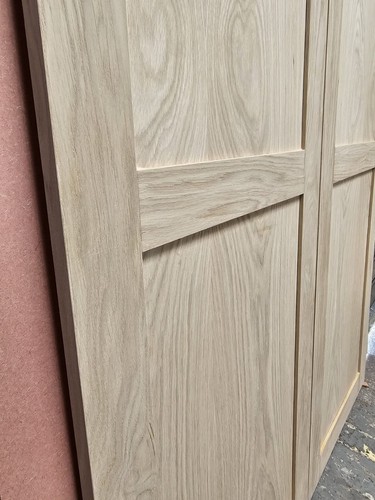 Tall oak veneered - veneered, shaker