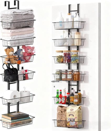 Over door storage - over, 6-tier