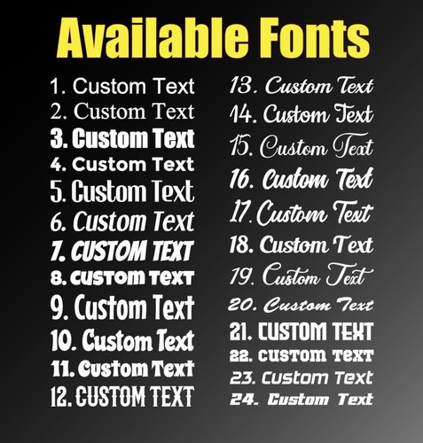 Custom text name sticker - ,